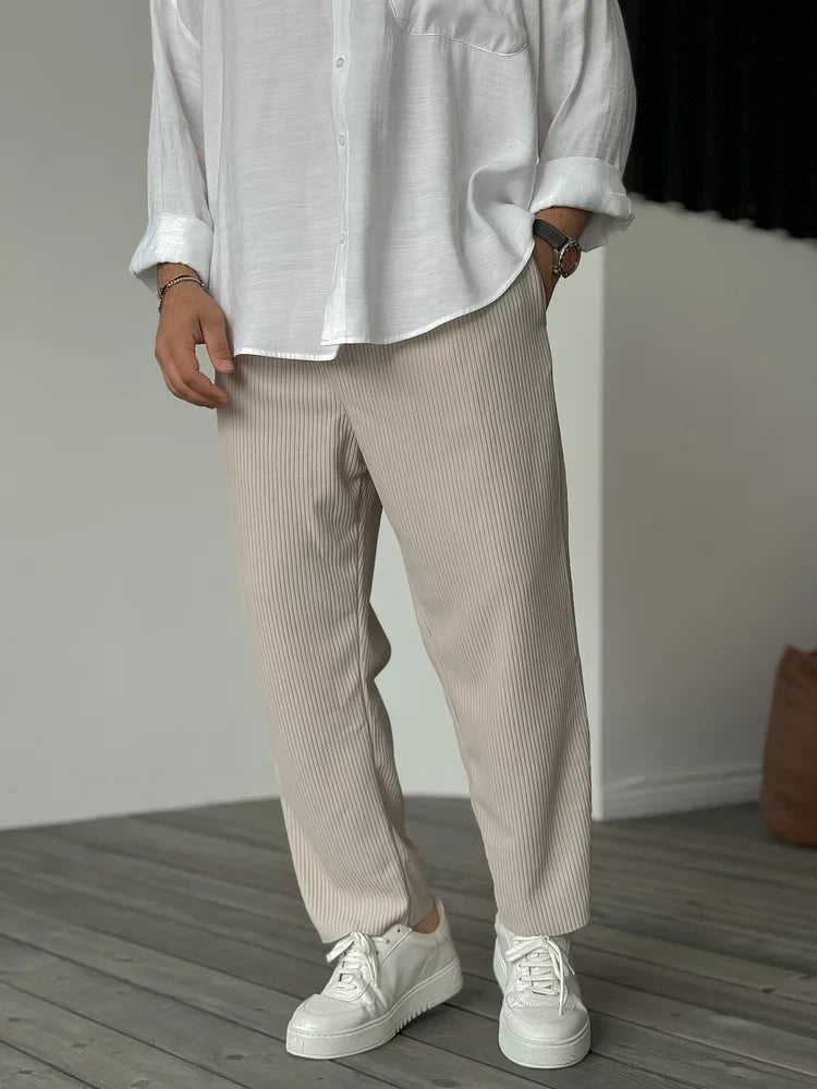 Vincenzo - Premium heren rib broek