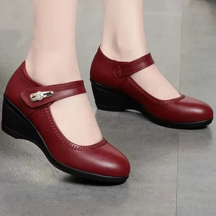 Avenyssa – Elegante Comfort Schoenen met Middenhoge Hakken
