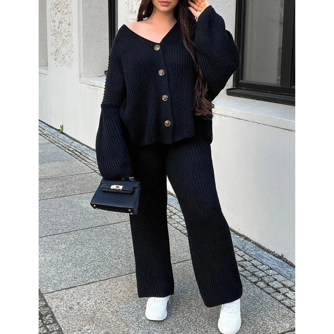 Noortje - Stijlvolle Knitted Co-Ord Set