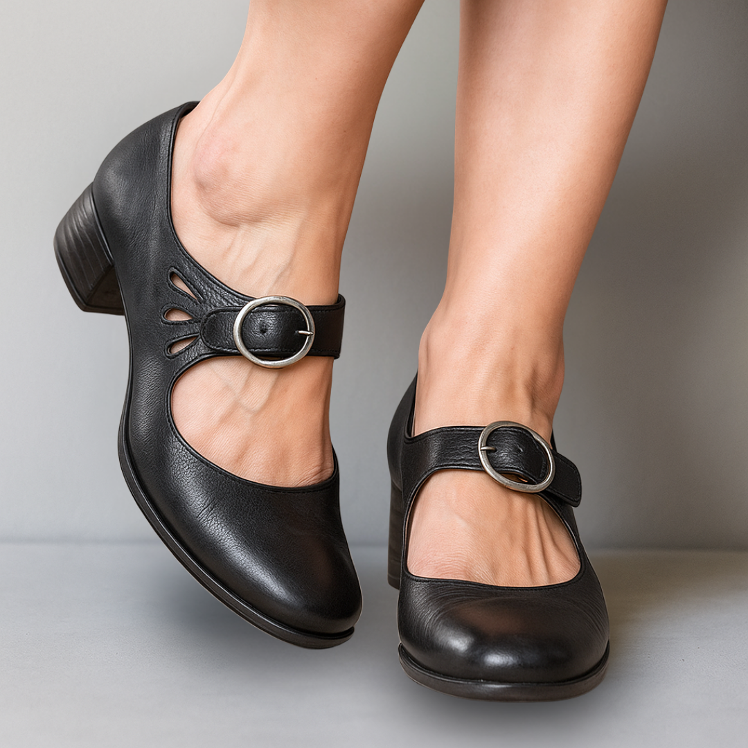 Ivelina - Orthopedische Leren Sandalen met Comfort Binnenzool