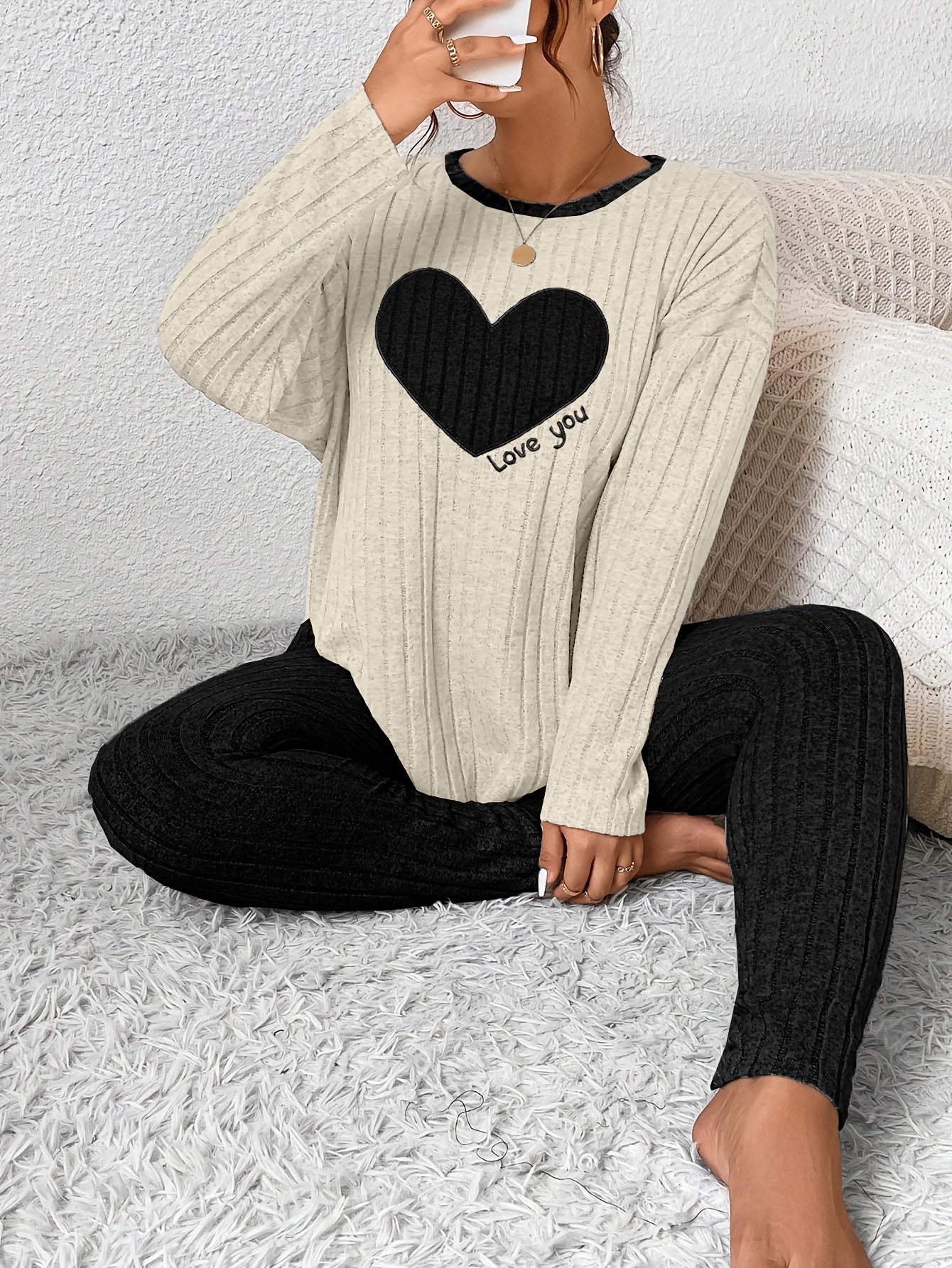 Javelle - Set Loungewear Hart Comfort Relax