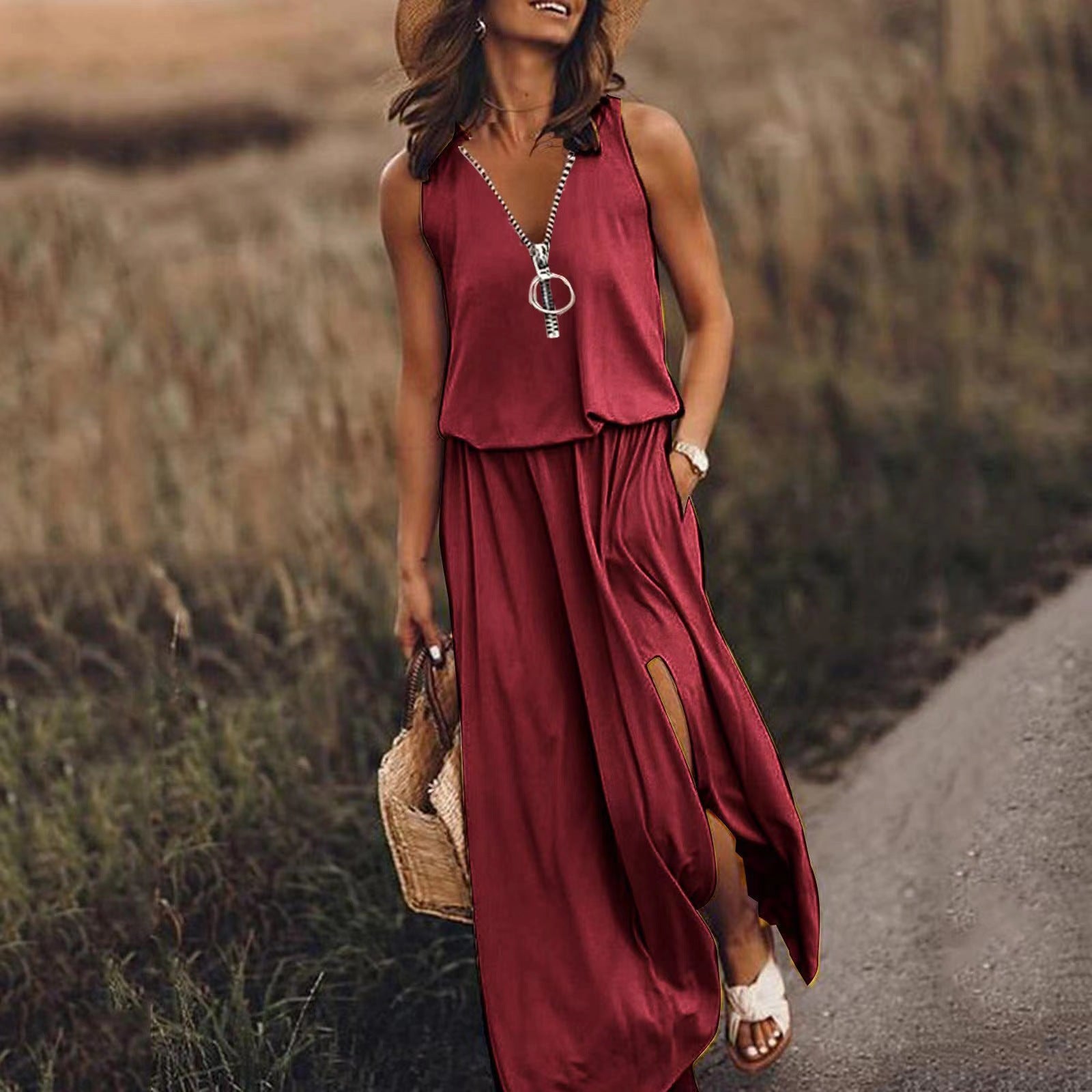 Pavina - Elegante jurk met print voor dames