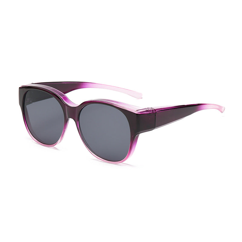 Dovrya - Zonnebril voor dames met cat eye gepolariseerd UV400, chique stijl