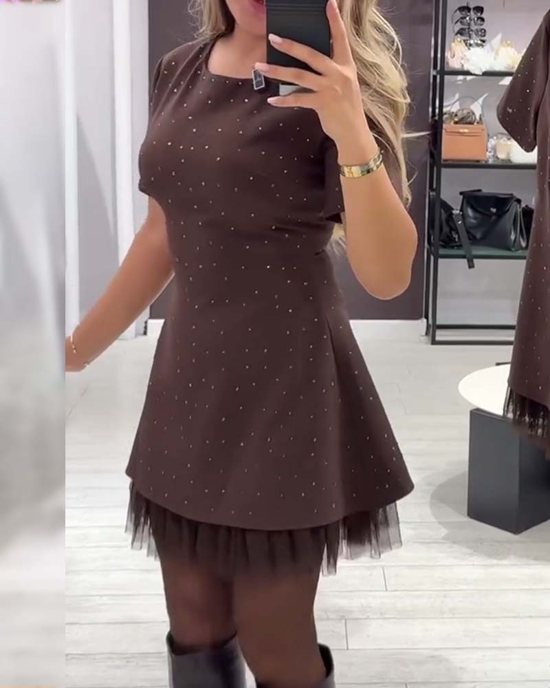 Helisanya - Robe Patchwork Schitterend Elegant
