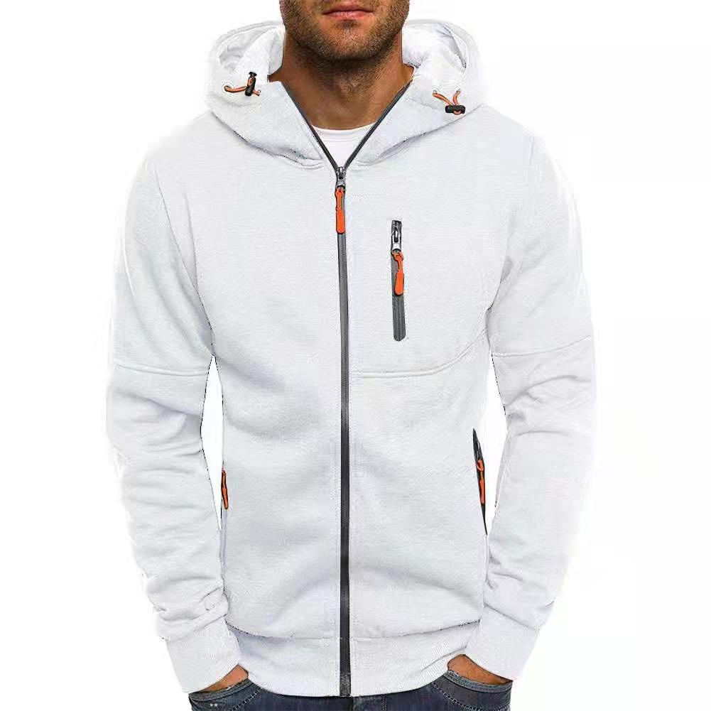 Daniel - Heren hoodie | Capuchon met rits en fleece