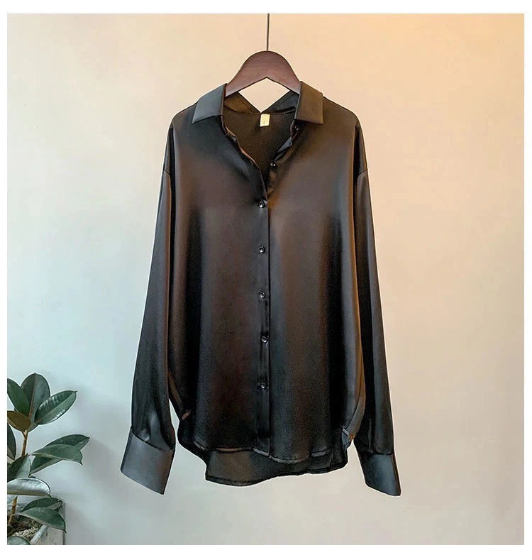 Leyla - Stijlvolle Santijnen Blouse