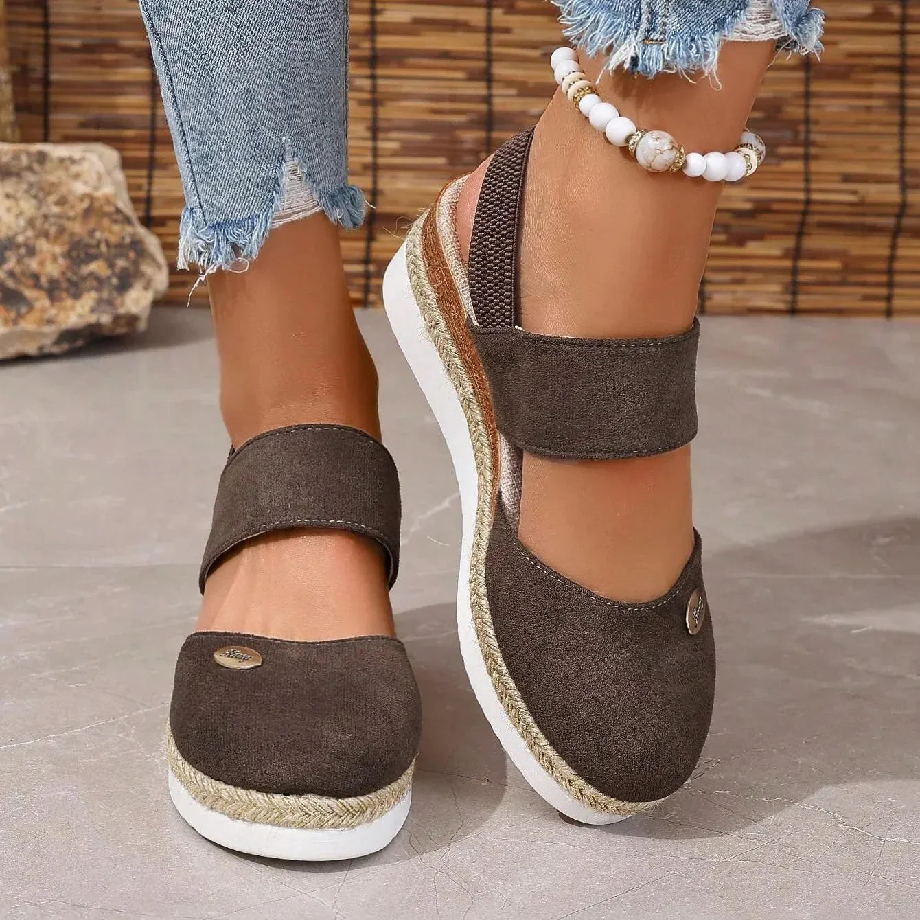 Lioraelle - Orthopedische sandalen met platform, geventileerd en casual