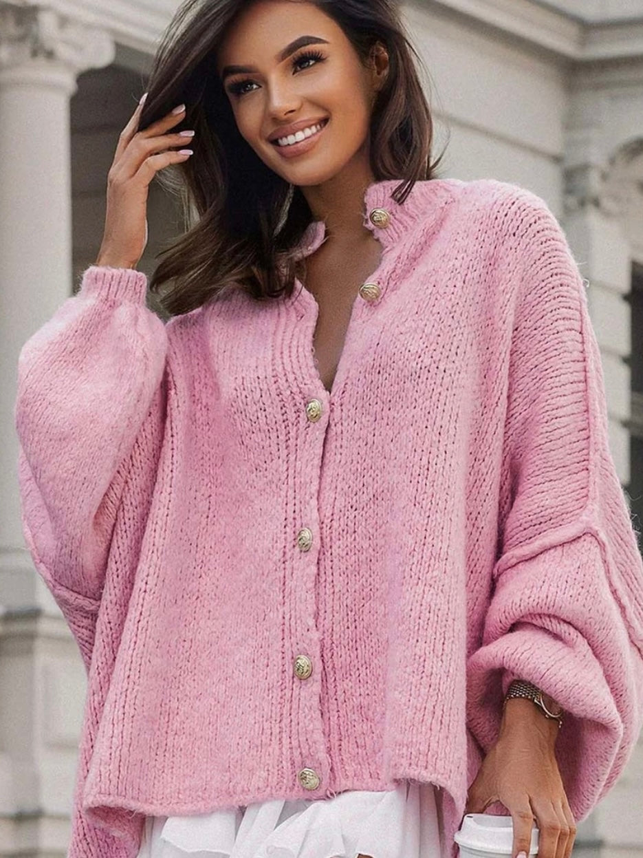 Julia - Roze oversized vest
