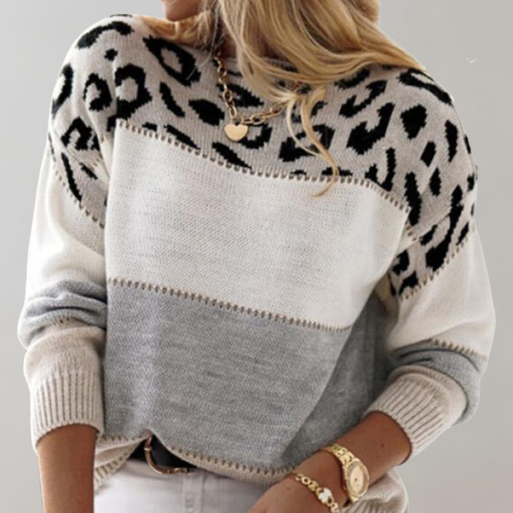 Bernadetta - Trendy en comfortabele luipaard trui