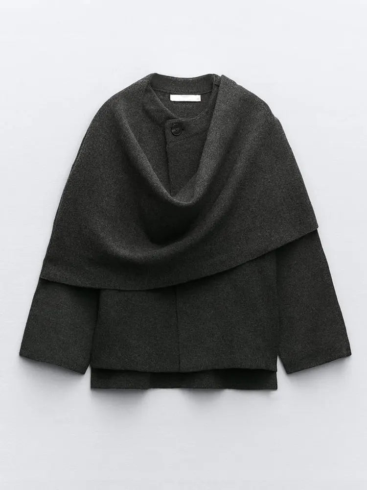 Novel - Classy Scarf Coat