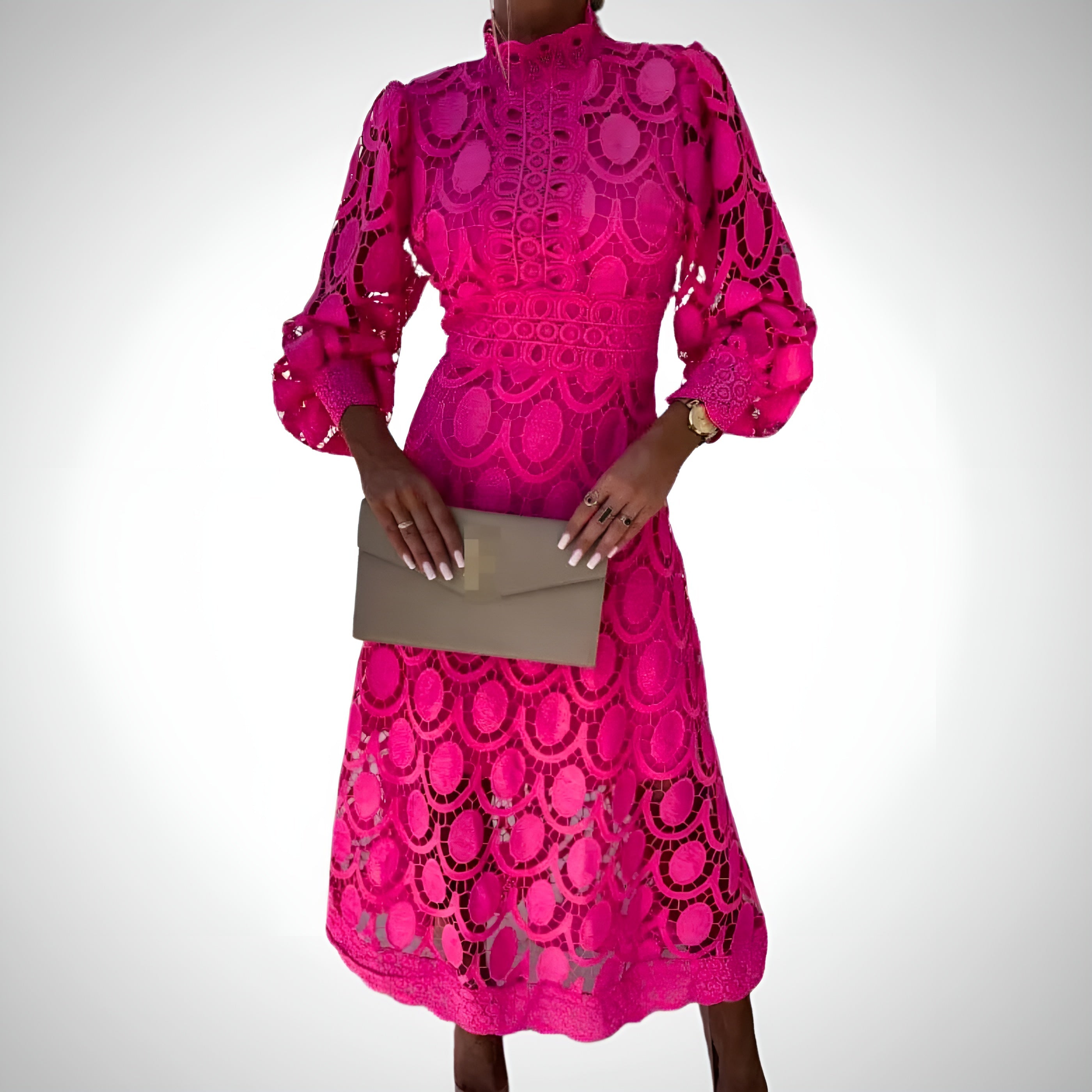 Juna - Elegante maxi jurk