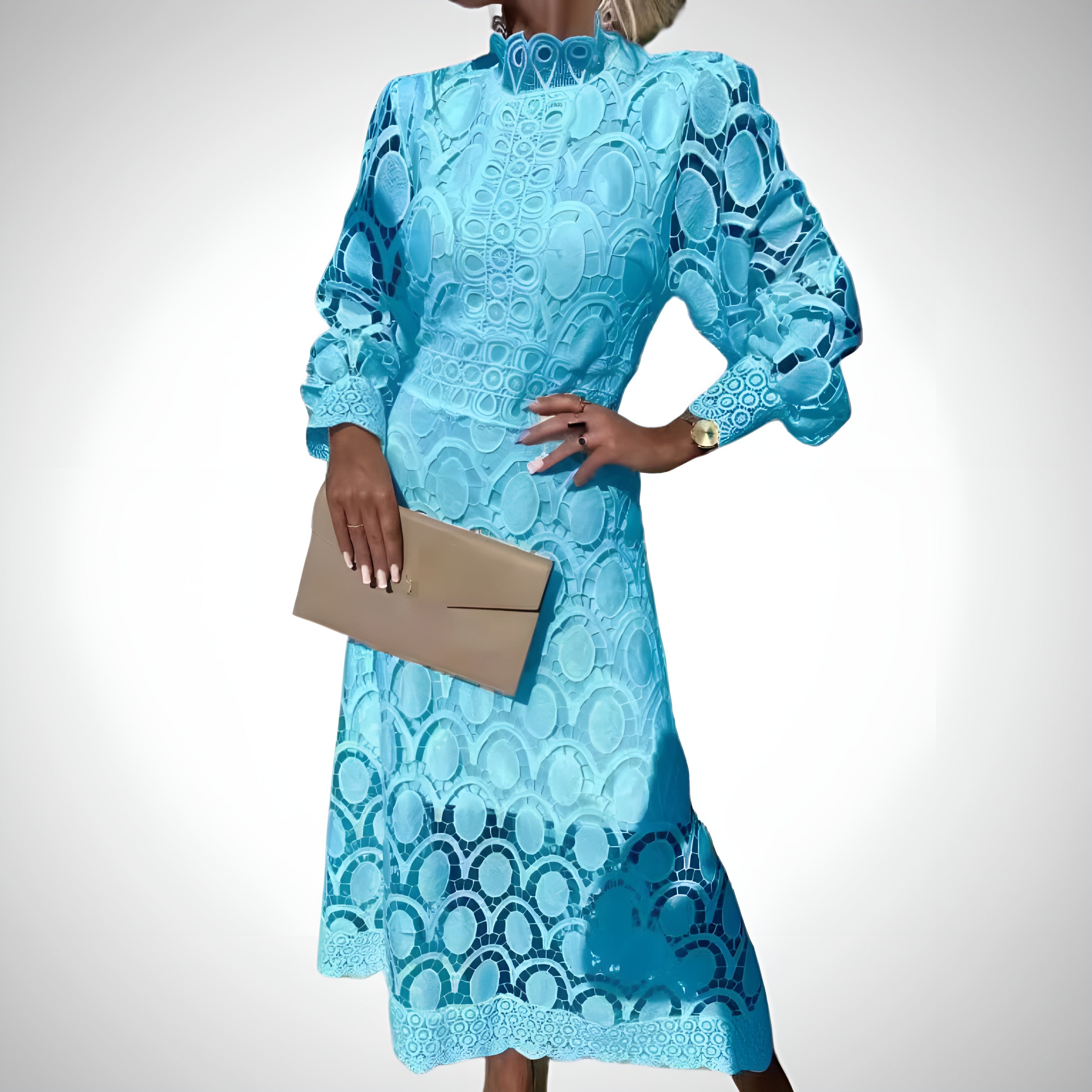 Juna - Elegante maxi jurk