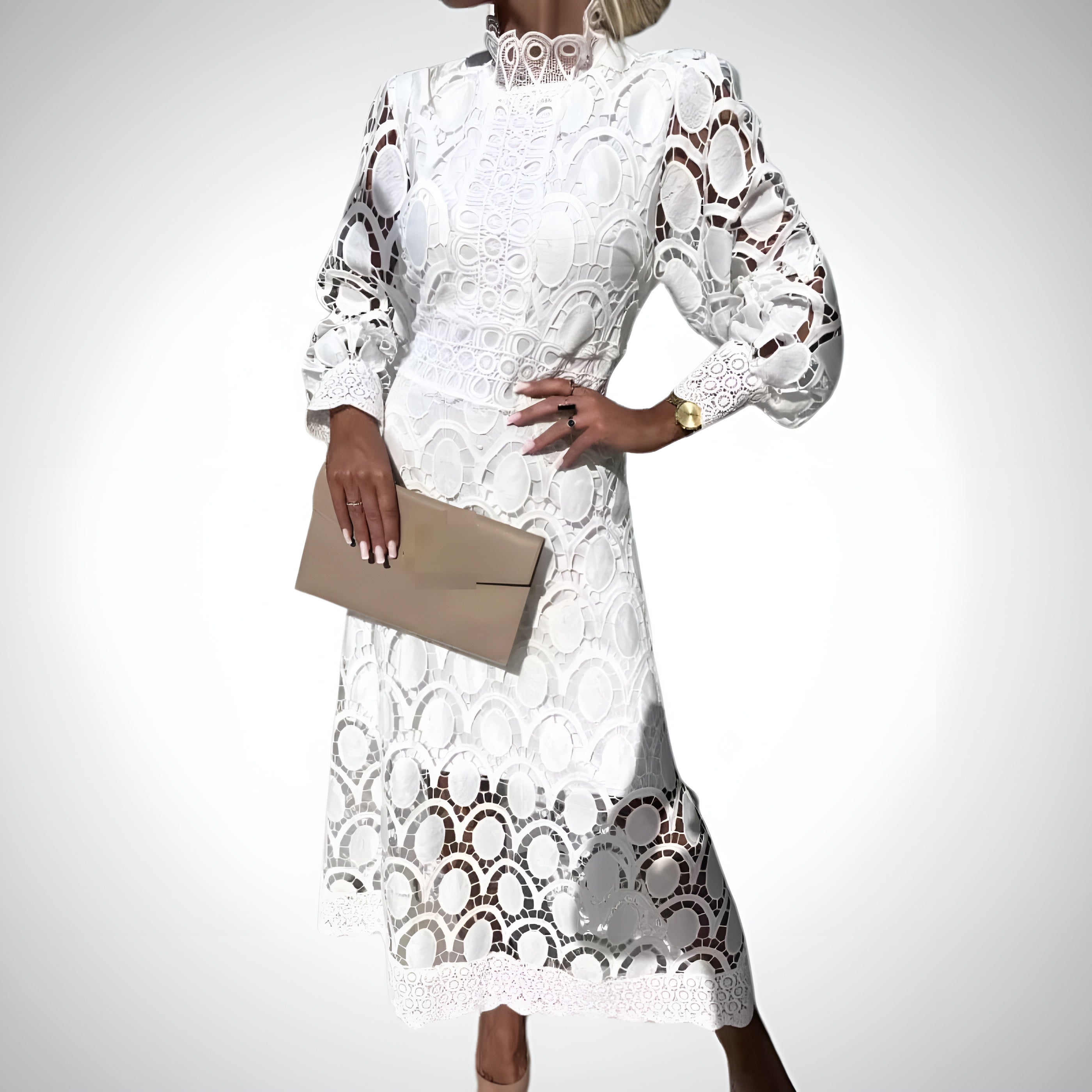Juna - Elegante maxi jurk