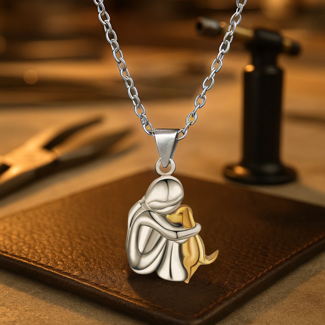 Aurelinea - Hanger met Hondenvormige Pendentief