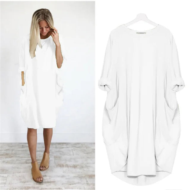Axelle - Comfortabele jurk met zakken