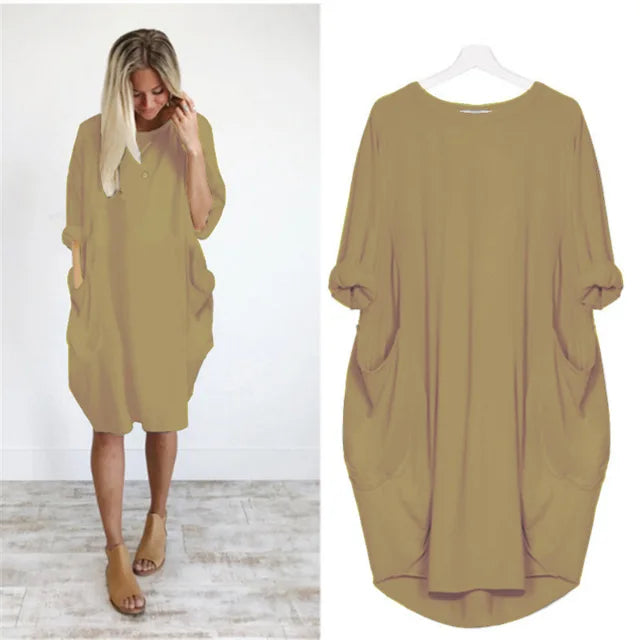 Axelle - Comfortabele jurk met zakken