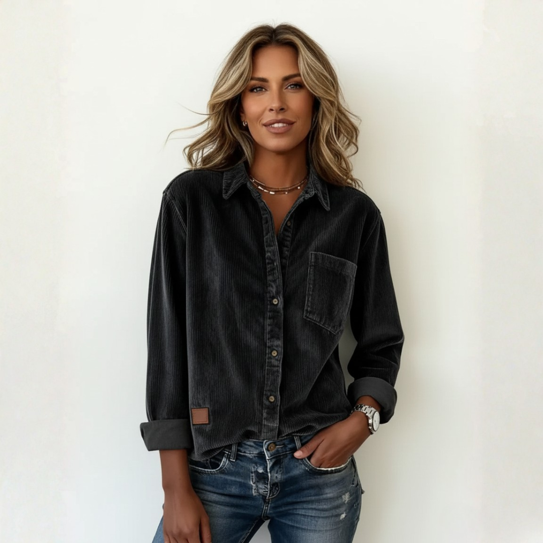 Elivianne - Een corduroy shirt dat geweldig werkt