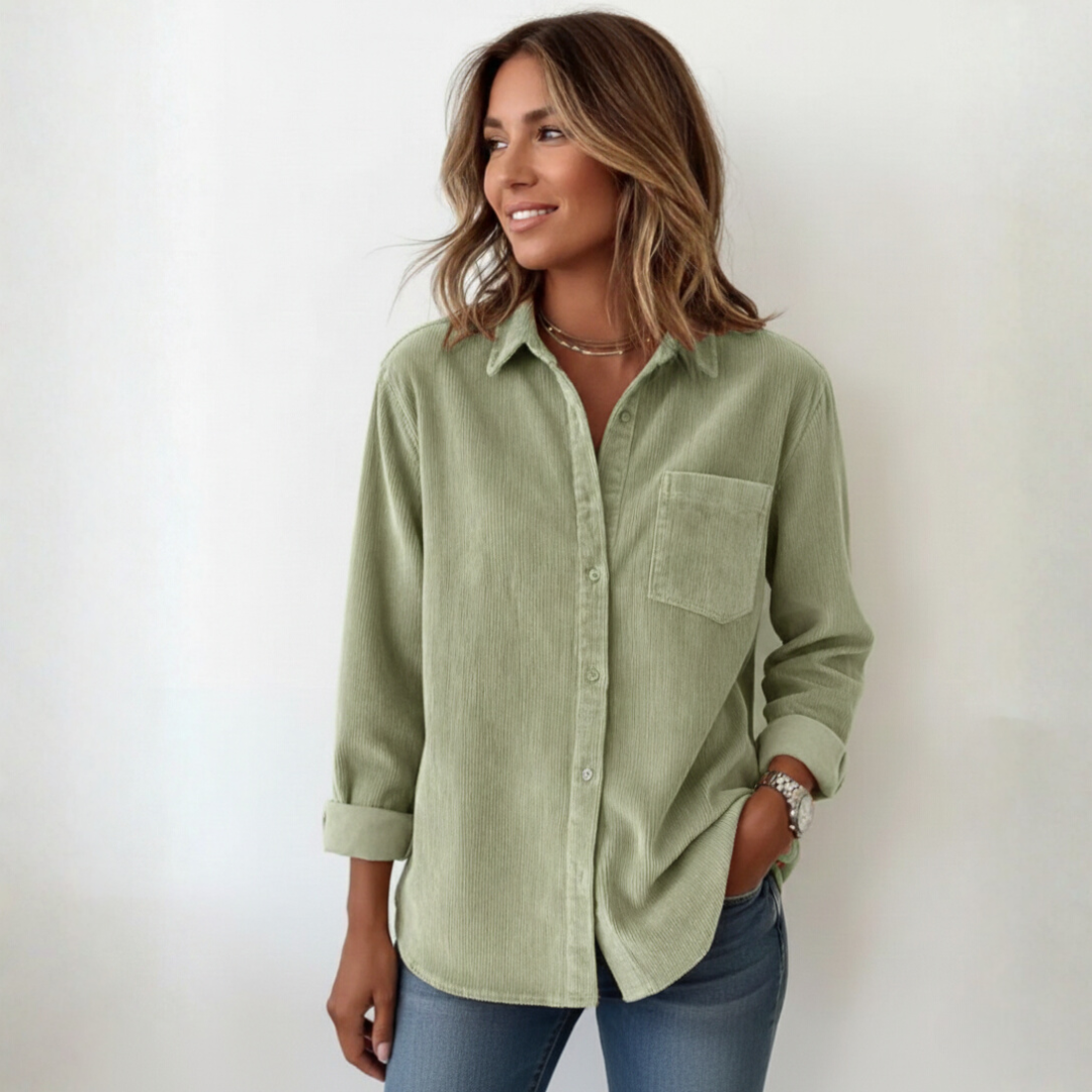 Elivianne - Een corduroy shirt dat geweldig werkt
