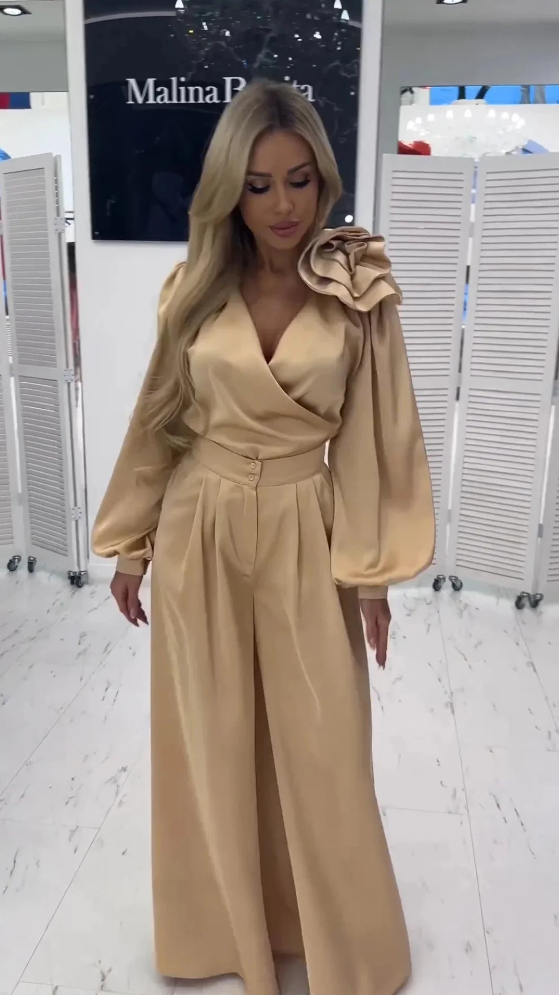 Doutzen - Elegante satijnen set