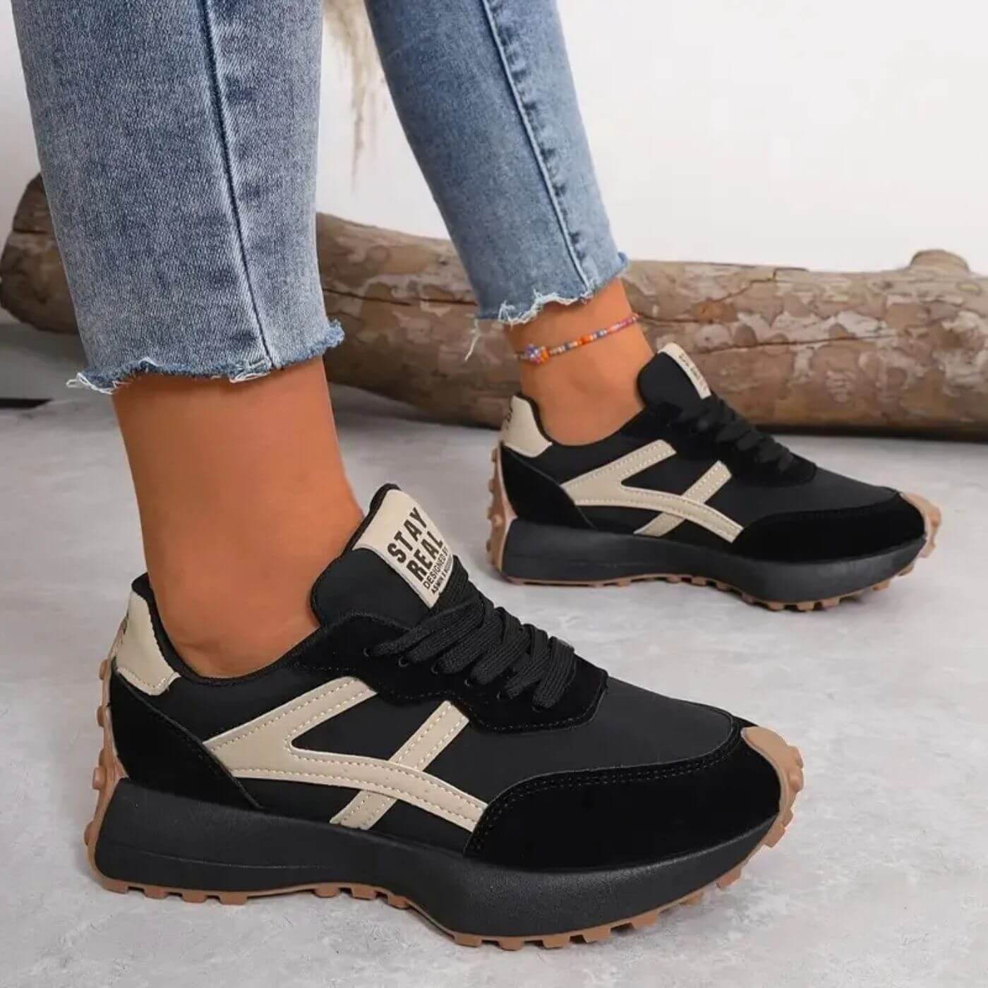 Fayette - Comfortabele, slipvaste orthopedische sneakers