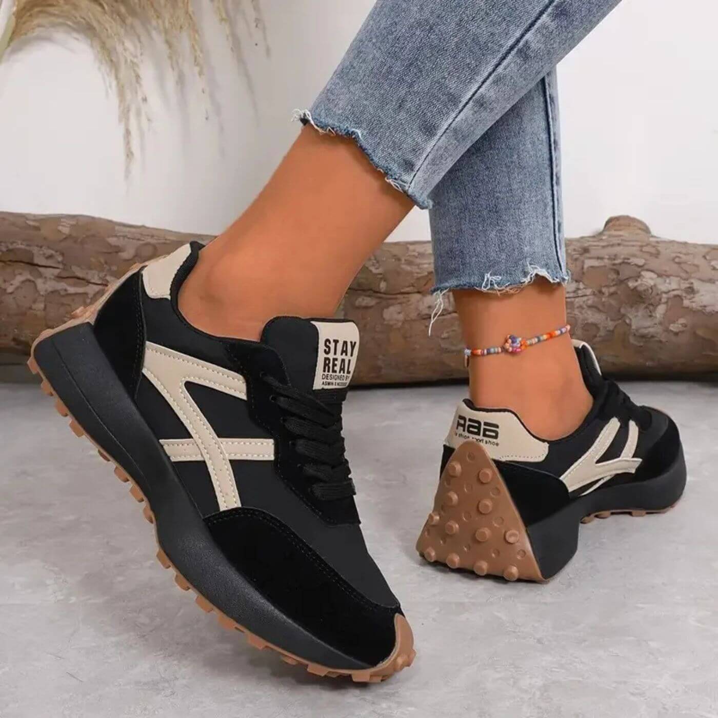 Fayette - Comfortabele, slipvaste orthopedische sneakers