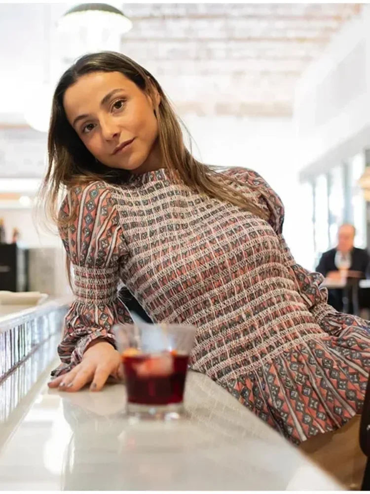 Nova - Prachtige top met pofmouwen