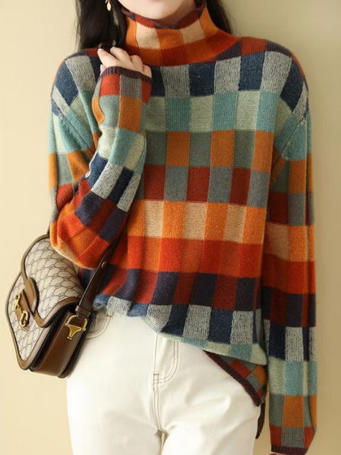 Hodierna - Vrouwen Wintertrui met Geometrisch Motief