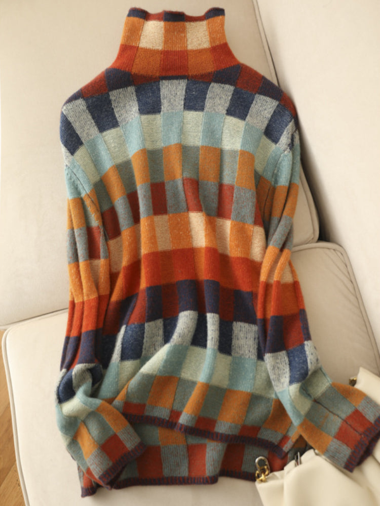 Hodierna - Vrouwen Wintertrui met Geometrisch Motief