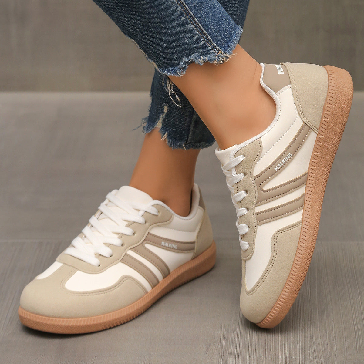 Clementine - Comfortabele damessneakers met ondersteuning van de voetboog