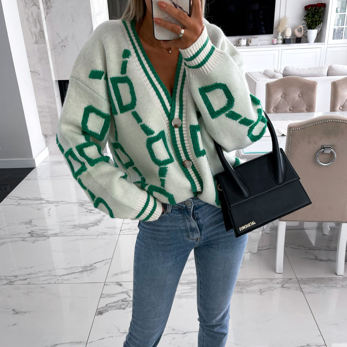 Aliza- Vest met prachtige print