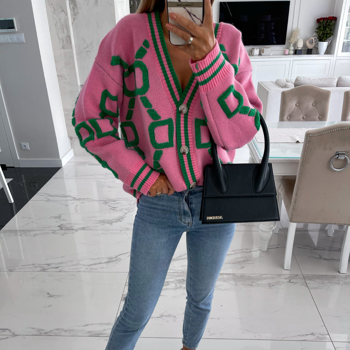 Aliza- Vest met prachtige print