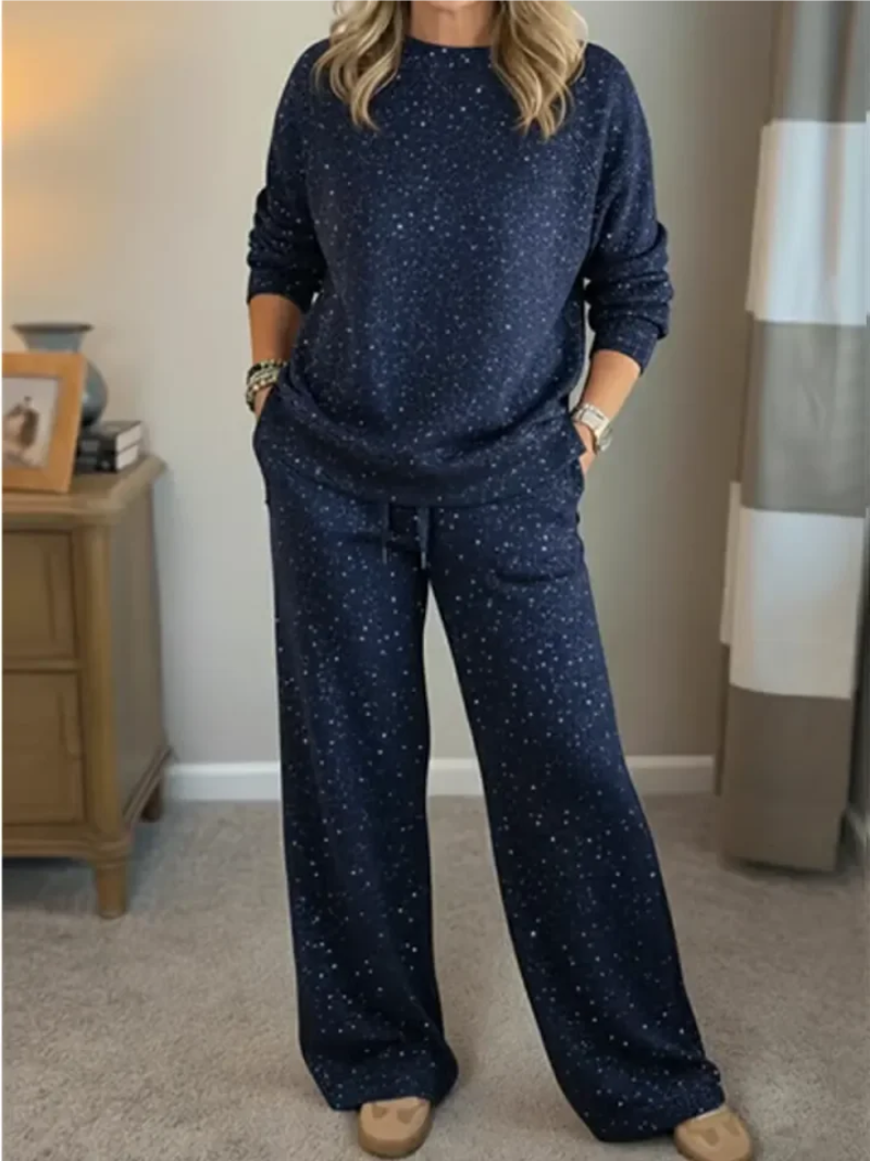 Cyenelle - Comfortabel Tricot Twee-delig Set