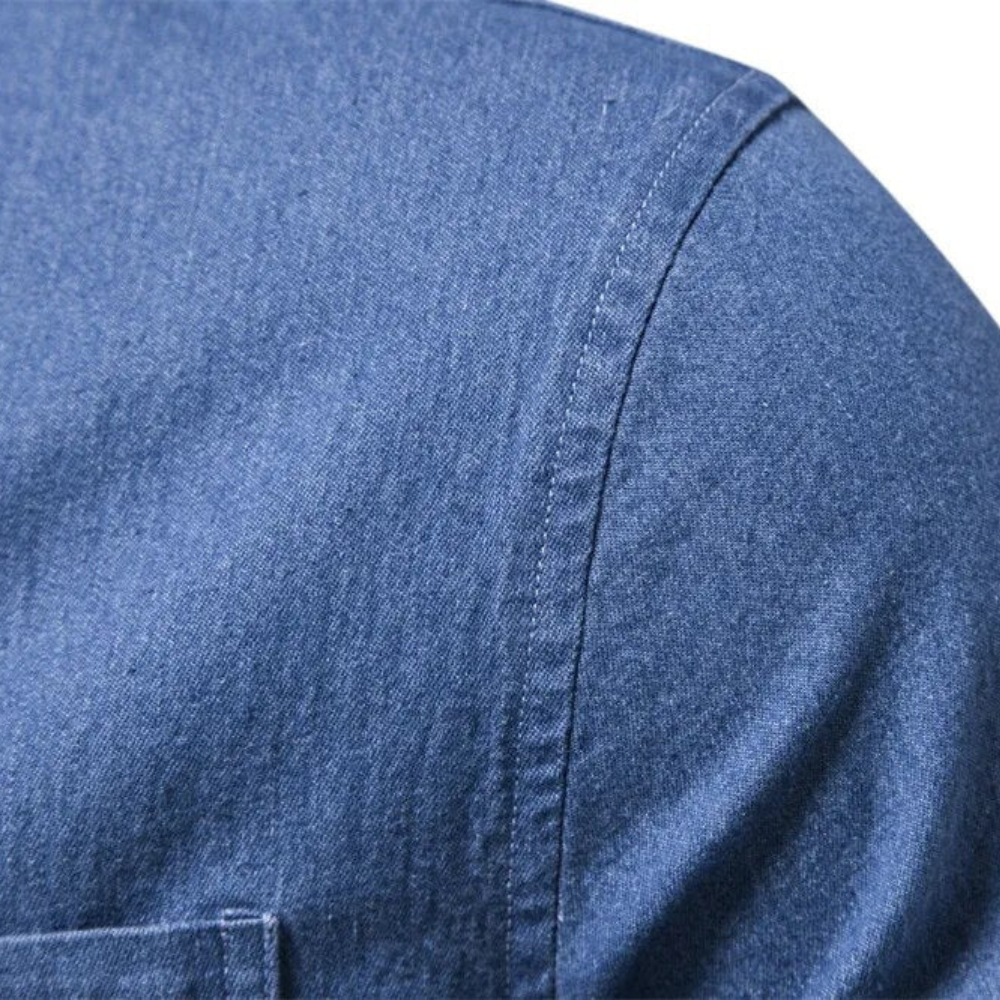 Joah - Denim heren overhemd