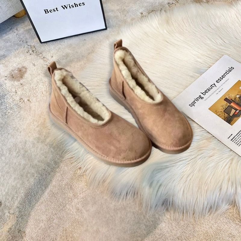 Berthe - Zachte en Warme Schoenen van Nep Bont voor Vrouwen