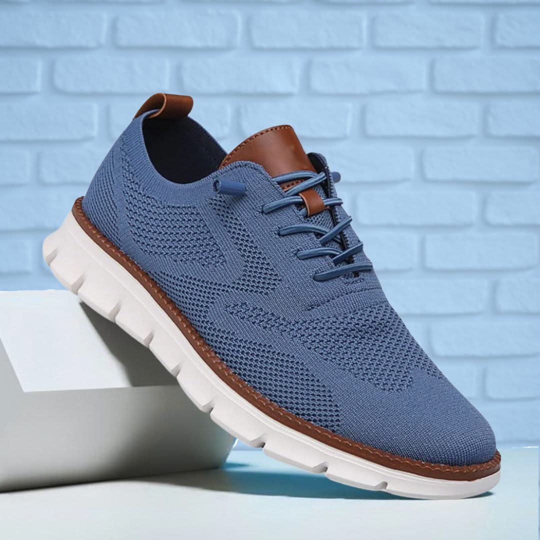 Noah - Ademend heren schoenen met veters voor dagelijks comfort