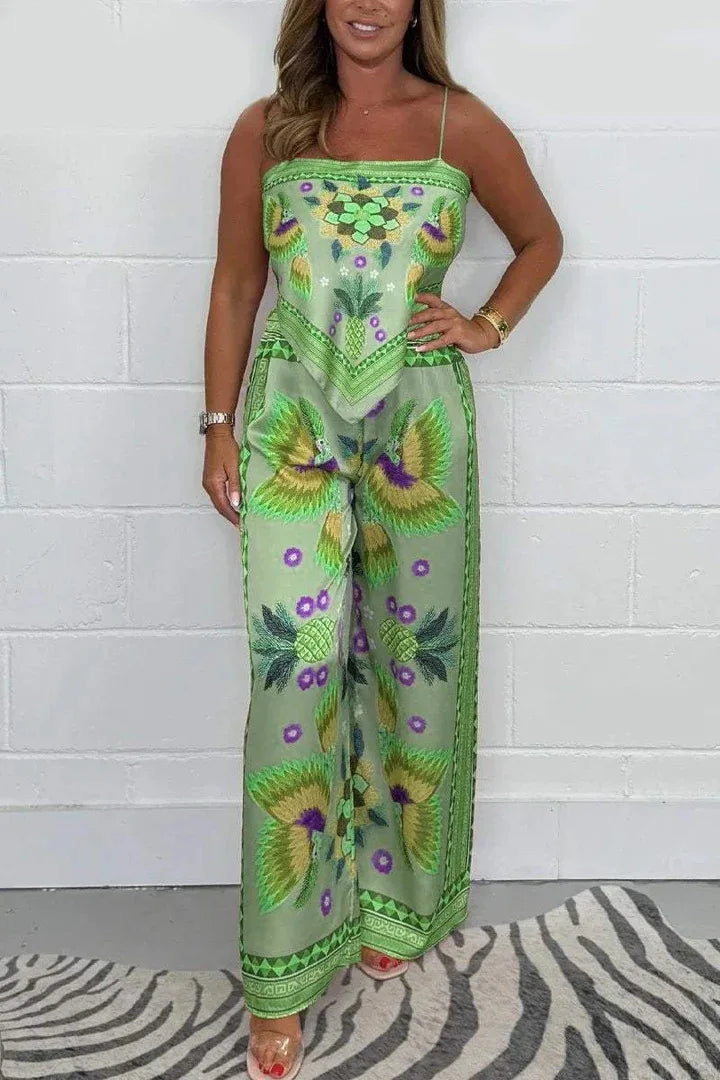 Milana - Dames 2-delige set met exotische print