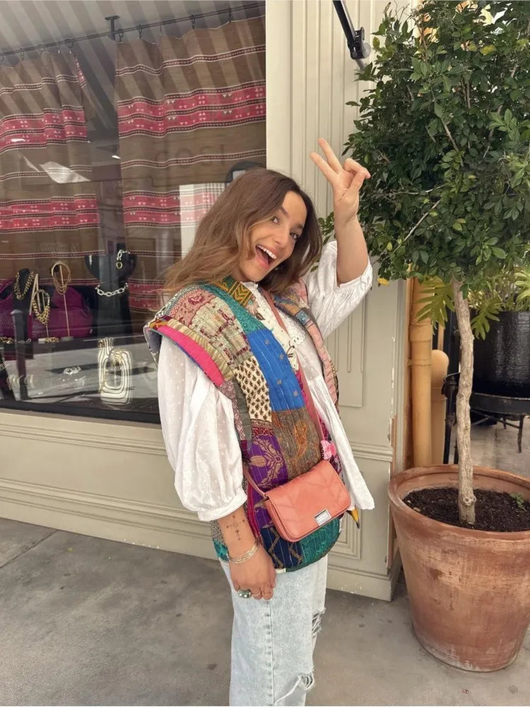 Colorcascade Gilet - Perfect voor het aankomende seizoen!