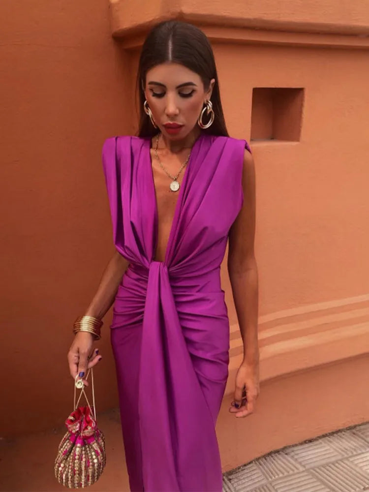 Helena - Elegante V-hals Dress