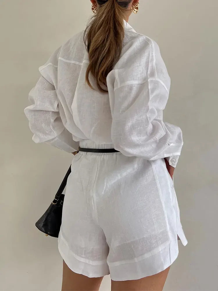 Melanie - Two Piece Linnen Set