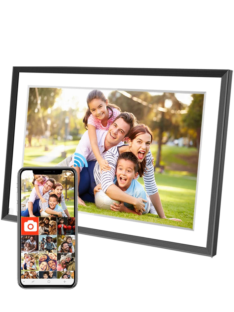 Christmas Gift Frameo 10.1 Inch WiFi Digital Picture Frame,1280 * 800IPS HD Cloud Smart Digital Photo Frame,32GB Storage,