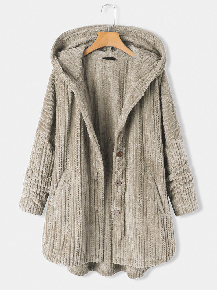 Dafne - Warme en stijlvolle winterjas met capuchon