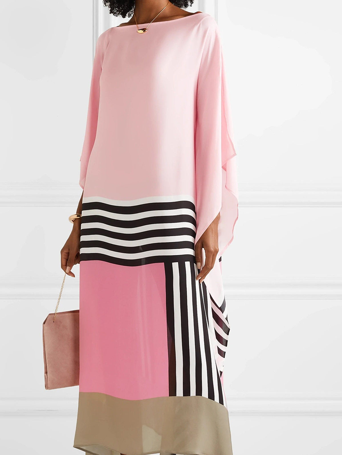 Rayna - Caftan met Geometrische Print