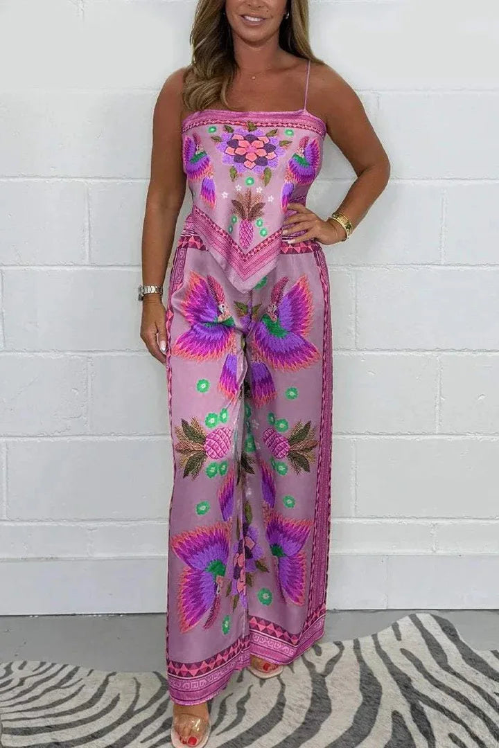 Milana - Dames 2-delige set met exotische print