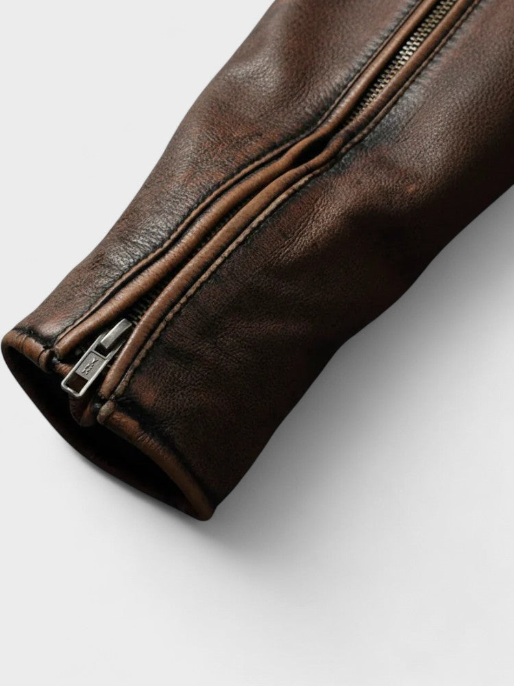 Xavier - Vintage Leren Jas voor Mannen