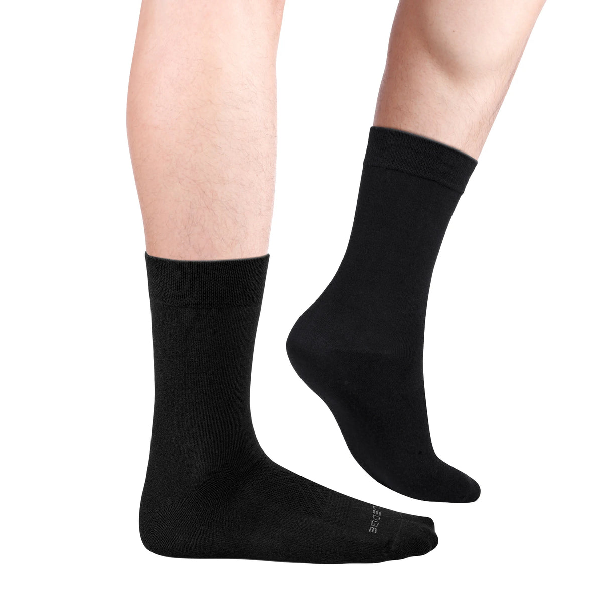 YUEDGE-Chaussettes Légères et Respirantes en Coton pour Homme, Vêtement Formel et Décontracté pour Bureau et Affaires, Taille ino -46 EU, 5 Paires/Paquet