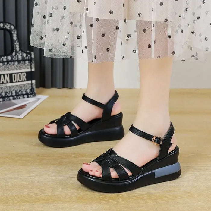 Genevieve - De meest comfortabele plateau sandalen