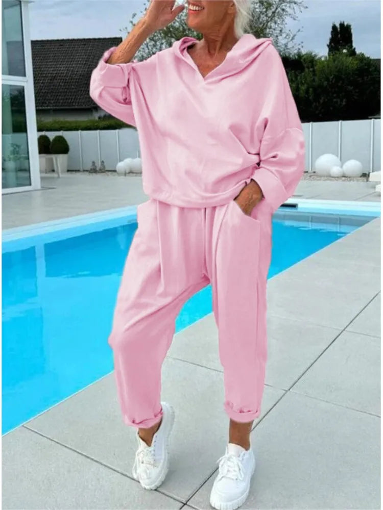 Adrienne - Comfort Tweedelig Set Hoodie & Harembroek