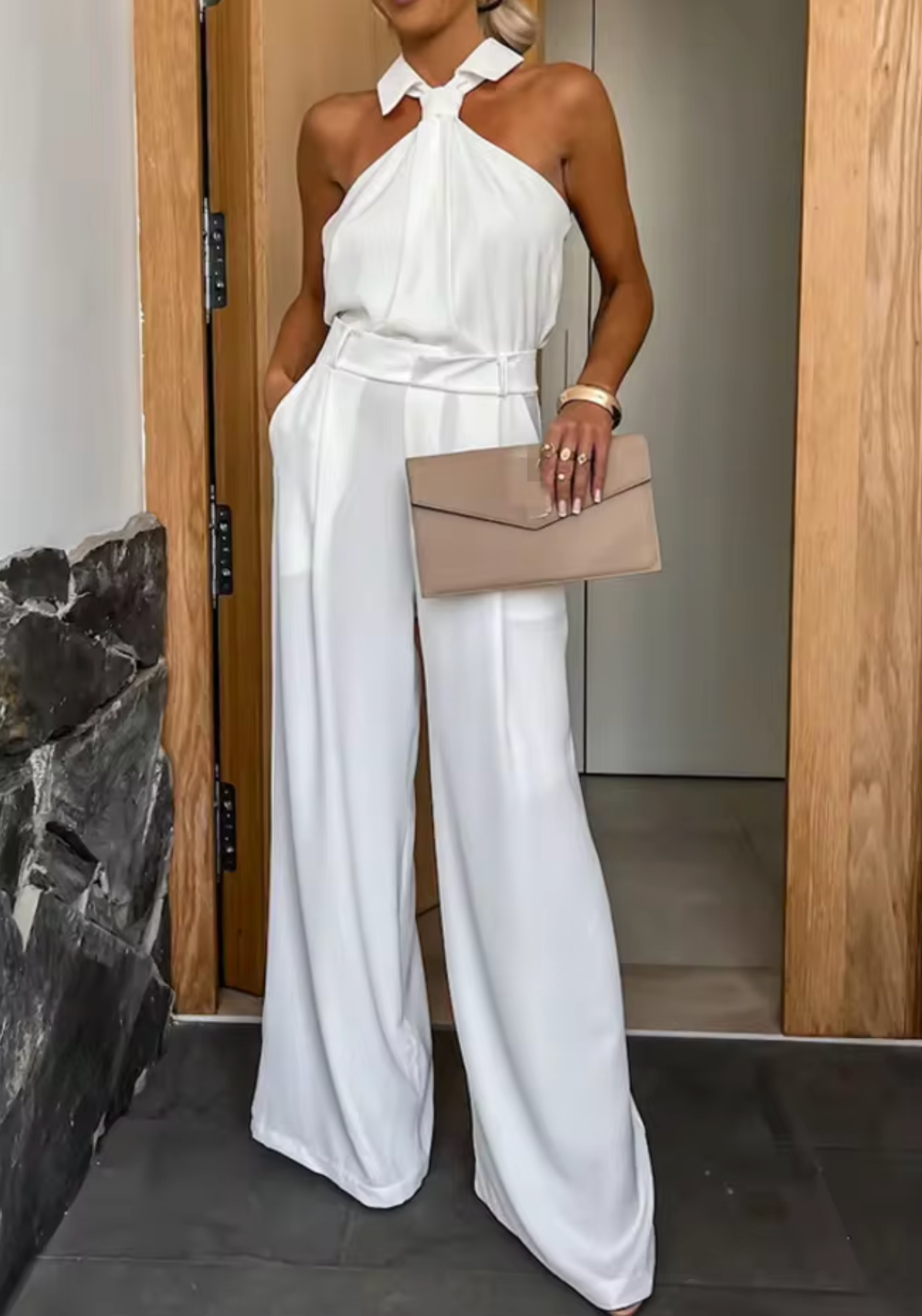 Tulsa - Elegante Mouwloze Jumpsuit
