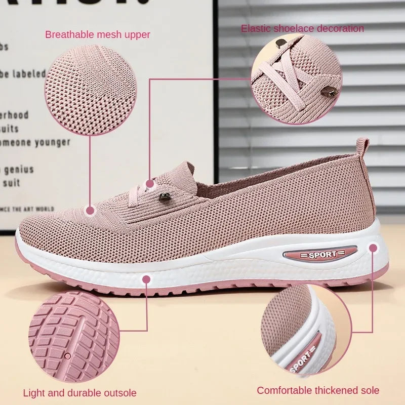 Cirelda - Lichte en Ademend Sneakers voor Dagelijkse Wandeling