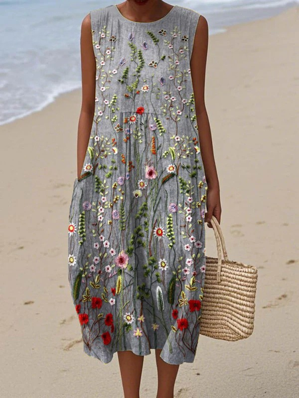 Tazira - Vrouwelijke Zomerjurk met prachtige print